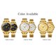 thumbnail image 2 of Relojes de pareja CHENXI Reloj de cuarzo Reloj de pulsera de moda con acero inoxidable, 2 of 8