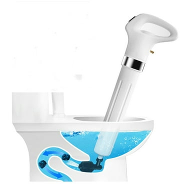 KOOYORK Toilet Plunger, Drain Clog Remover, Plungers for Bathroom Heavy Duty Air Drain Snake, High Pressure Toilet Auger for Shower, Sink, Bathtub, Clogged Pipe
