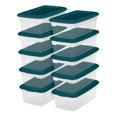 thumbnail image 3 of Sterilite Set Of (10) 5.7L Boxes - Blue, 3 of 4