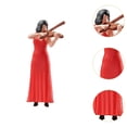 thumbnail image 6 of Almencla 1/64 Band Figurine Dioramas DIY Scene Realistic Hand Painted Figure Layout Decoration for Train Layout DIY Scene Fairy Garden Violinist, 6 of 8