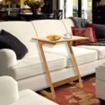 thumbnail image 2 of SalonMore Bamboo Sofa Table Laptop Writing Wokstation TV Snack End Side Table Laptop Desk Coffee End Table Bed Side Snack Table, 2 of 6