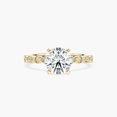 thumbnail image 4 of 1ct-2.5ct Amore Vintage Engagement CVD Lab Grown Diamond Ring in 14K Yellow Gold, 4 of 6