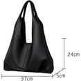 thumbnail image 4 of Zhengup Soft Vegan Leather Shoulder Bag for Women Fashion Purse Large Dumpling Totes Handbag 2pcs Set Top Handle Satchel, 4 of 9