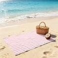 thumbnail image 3 of Jubipavy 29.5" x 59" Thin Stripe Microfiber Beach Towel, Quick Dry Sand-Free Towel, Soft Absorbent Towel for Travel, Pool & Camping, 3 of 4