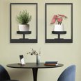 thumbnail image 3 of Wall Planter Vase,QZS Wall Mounted Plant Stands,Hanging Holders for Indoor Flower and Flower Pot,Arch Decor Shelf for Storage,2 Pack, 3 of 7