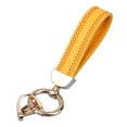 thumbnail image 2 of Tnobhg Faux Leather Keychain High Strength Stainless No Deformation Electroplated Anti-lost Braided Buckle Anti-break Car Key Ring Bag Pendant, 2 of 8