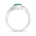 thumbnail image 2 of Angara Natural 1.5 Ct. Emerald Solitaire Ring in 14K White Gold for Women (Ring Size: 12), 2 of 10