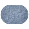 thumbnail image 2 of Placemats Set of 4, Heat Resistant Oval Faux Leather Place Mats 11.8 x 16.9 Inch, Waterproof Wipeable Reversible PU Placemat for Kitchen Dining Table, Indoor & Outdoor, 2 of 8