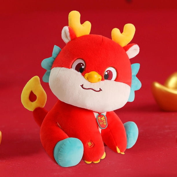 Juguete de Peluche BLESIY Dragón Año Nuevo Chino 30cm Cola Iluminada