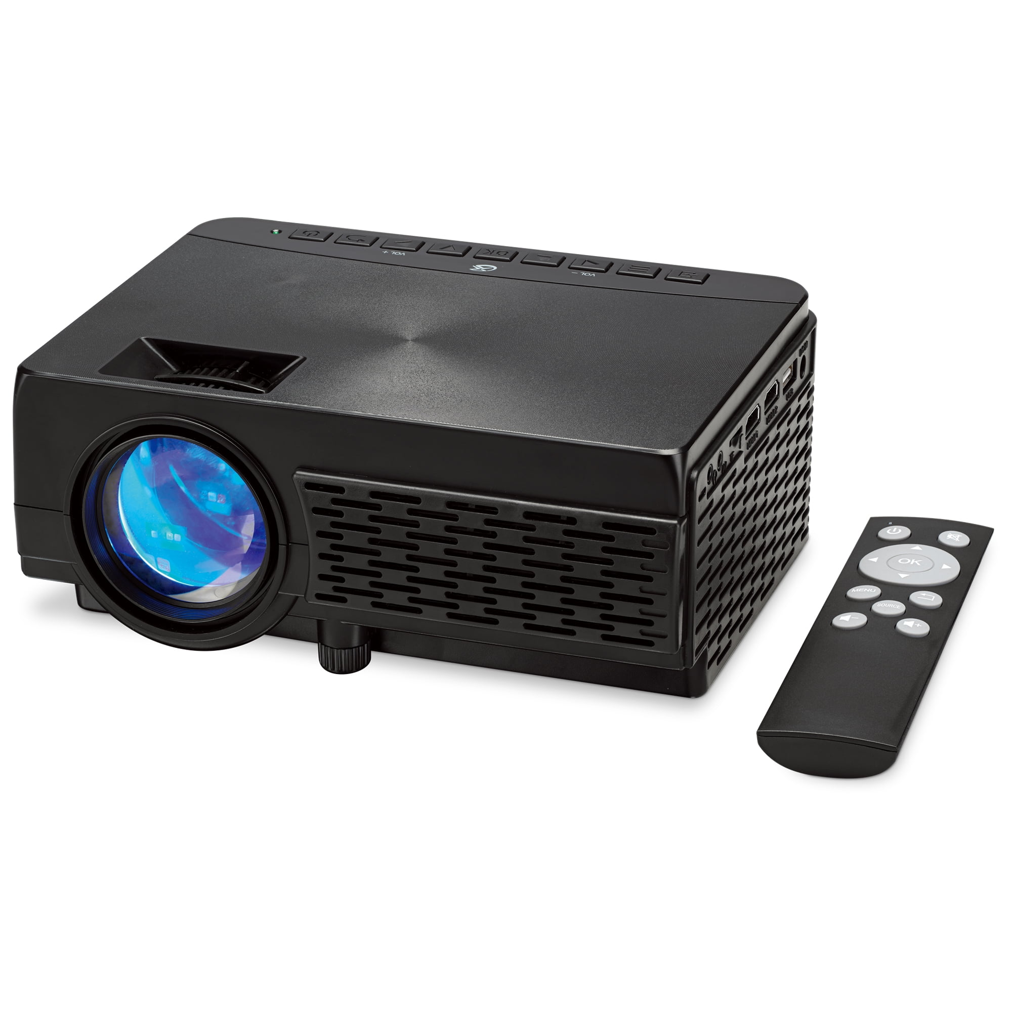 iLive Pop-up Movie Theater Projector Bundle, THE2021BDL,Black