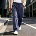 thumbnail image 2 of Enjoytime Mens Casual Pants Elastic Waist Soft Baggy Sweatpants Drawstring Lounge Workout Running Pants, 2 of 8