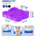 thumbnail image 2 of Thicken 19.7in Seat Cushion, Gel Cushion for Long Sitting–Office Chair, Wheelchair, Car Pad, Large Cooling Support Pad Back Pain, Sciatica, Tailbone Pain Relief, 2 of 4
