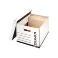 thumbnail image 1 of Universal Storage Box for Letter & Legal, White, 12 Pack, 1 of 2