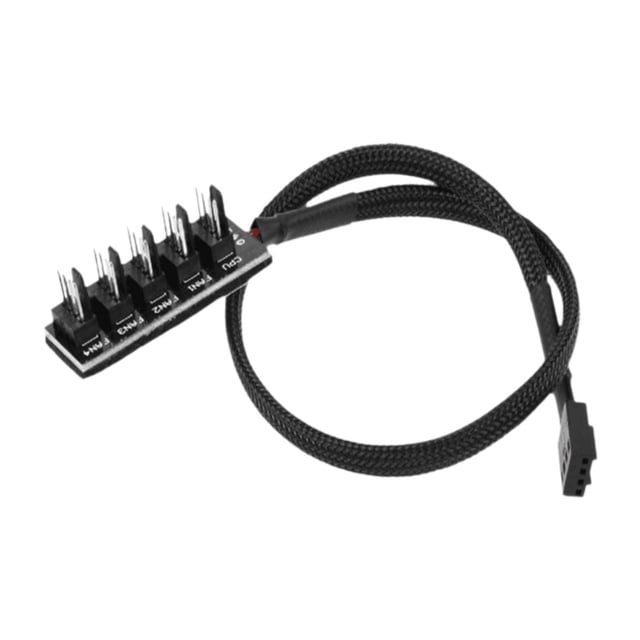 Cable de extensión de alimentación Baoblaze para ventilador de caja de placa base de PC concentrador de ventilador PWM de 4 pines cable divisor de ventilador