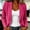#2Hot Pink, variant on Byworldtasic Women's Casual Blazer Jacket 2026 Summer Lightweight Jacket Classy Work Office Button Suit with Pockets