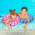 thumbnail image 3 of Inflatable Pool Tube Raft ( 1Pack), Funny Inflatable Pool Float Toys Swim Tubes for Swimming Pool Party Decorations, Pink, 80CM, 3 of 5