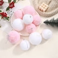 thumbnail image 4 of 8Cm 10Cm Christmas Ball Xmas Ornament Christmas Tree Decorations Plush Balls, 4 of 9