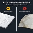 thumbnail image 3 of Expanded PVC Sheet – 2 Pack – Lightweight Rigid Foam – 6mm (1/4 inch) – 12 x 12 inches – White – Ideal for Signage, Displays, and Digital/Screen Printing, Non-Porous, 3 of 8