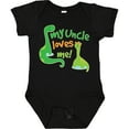 thumbnail image 3 of Inktastic My Uncle Loves Me Boys Baby Bodysuit, 3 of 5
