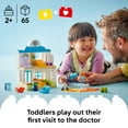thumbnail image 4 of LEGO DUPLO Town First Time Visit with the Doctor Office Building Toy Playset - Preschool Learning and Educational Toy for Toddlers, Boys and Girls, Ages 2+ - Baby Gift Idea - 10449, 4 of 9