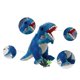 thumbnail image 5 of Peluche de dinosaurio pterosaurio de 15 cm, suave, para hacer uno mismo, tiranosaurio, estegosaurio, brontosaurio, mochila colgante, 5 of 5