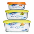 thumbnail image 3 of Ziploc VersaGlass Oven-Safe Glass Food Storage Containers, 3-Piece Set, 3 of 6