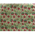 thumbnail image 4 of oneOone Georgette Viscose Fabric Leaves & Floral Block Printed Craft Fabric BTY 42 Inch Wide, 4 of 4