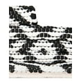 thumbnail image 6 of Unique Loom Chindi Jute Collection Area Rug (2' 2" x 6' 1" Runner Black and White), 6 of 9