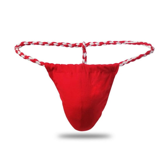 EOYWHK Mens Thongs Ultra Soft Cotton Underwear T Back Stretch Low Waist Seamless Brief with Pouch