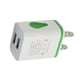 thumbnail image 4 of Seitruly Cargadores de pared USB 2A Universal LED Adaptador de corriente de cabezal de carga de alta velocidad de alto rendimiento para accesorios de Cargadores de dispositivos electrónicos verde, 4 of 6
