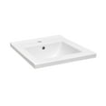 thumbnail image 2 of Swiss Madison Ceramic Glossy White 18" Bathroom Vanity Top, 2 of 5