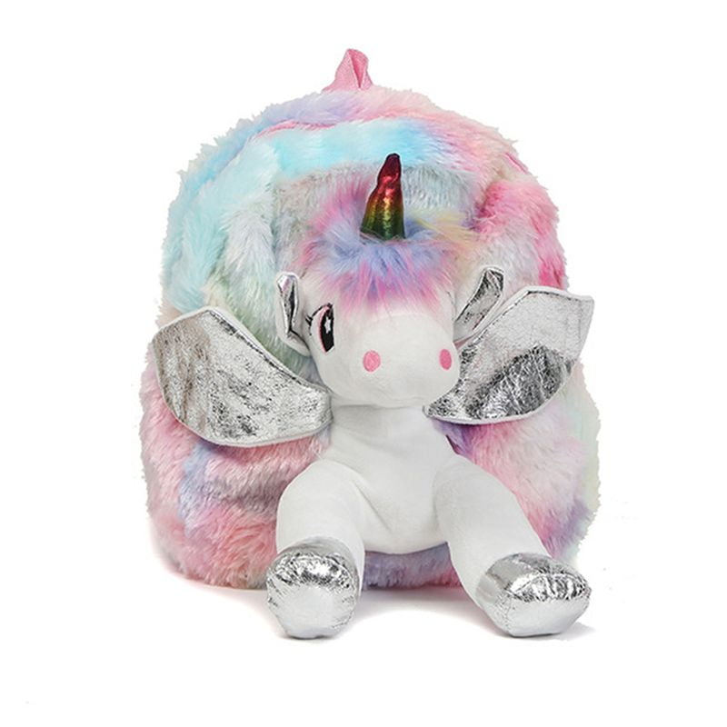stuffed unicorn backpack
