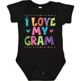 thumbnail image 3 of Inktastic I Love My Gram for Grandkids Girls Baby Bodysuit, 3 of 5