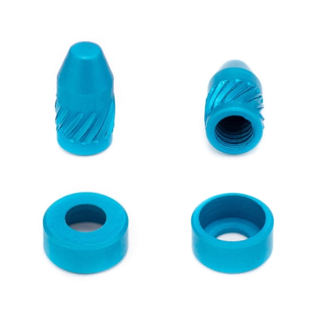 Tapon y Cubierta Bling Bling para Valvula F/Porta Anforja Azul 2pzas Azul M