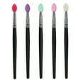 thumbnail image 1 of 5 pinceles para maquillaje, sombras de ojos y rostro (colores variados), 1 of 5