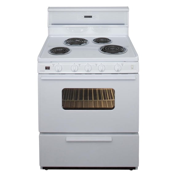 PREMIER EDK240OP 30" freestanding coil electric range