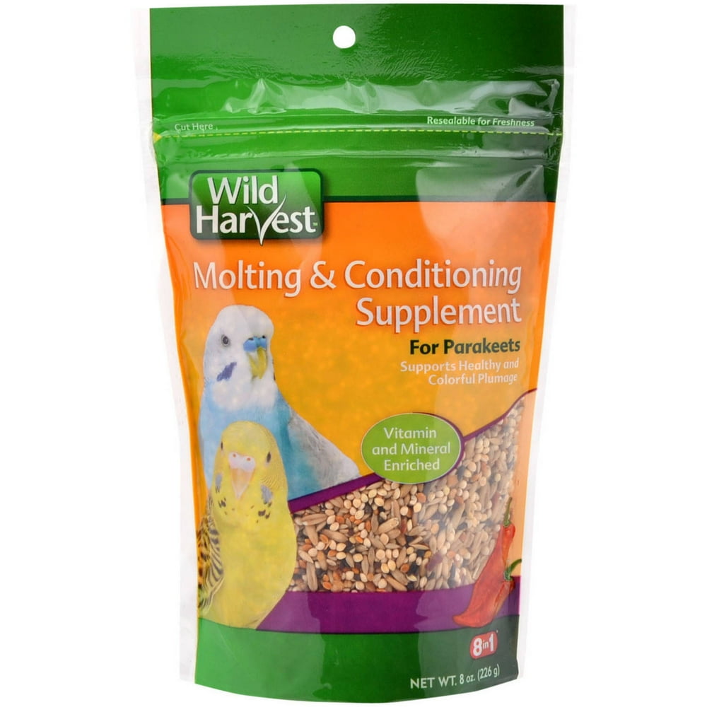 Wild Harvest Molting And Conditioning Supplement For Parakeets 8 Ounces