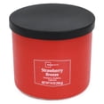 thumbnail image 3 of Mainstays 3-Wick Textured Wrapped Strawberry Scented Candle, 14 oz, 3 of 6