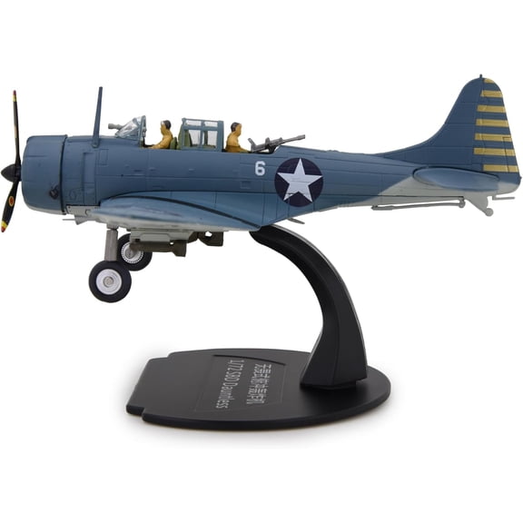 1:72 SBD Dauntless Dive Bomber Metal Plane Model,United States Navy,World War II, Military Airplane Model,Diecast Plane Collecting Gift