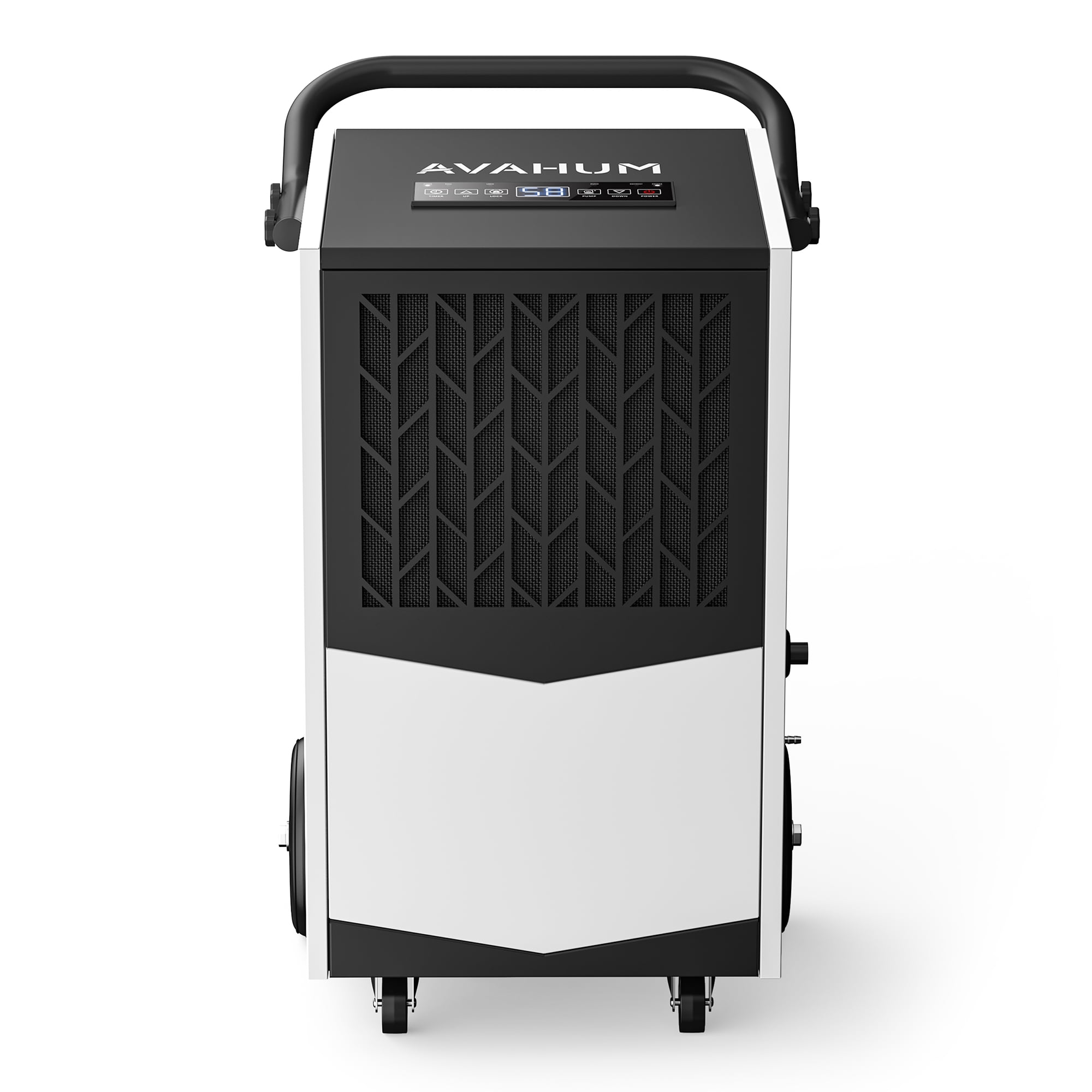 AVAHUM 160 Pints Commercial Dehumidifier with Pump for 1,200 sq. ft, Industrial Dehumidifier for Basements and Warehouses