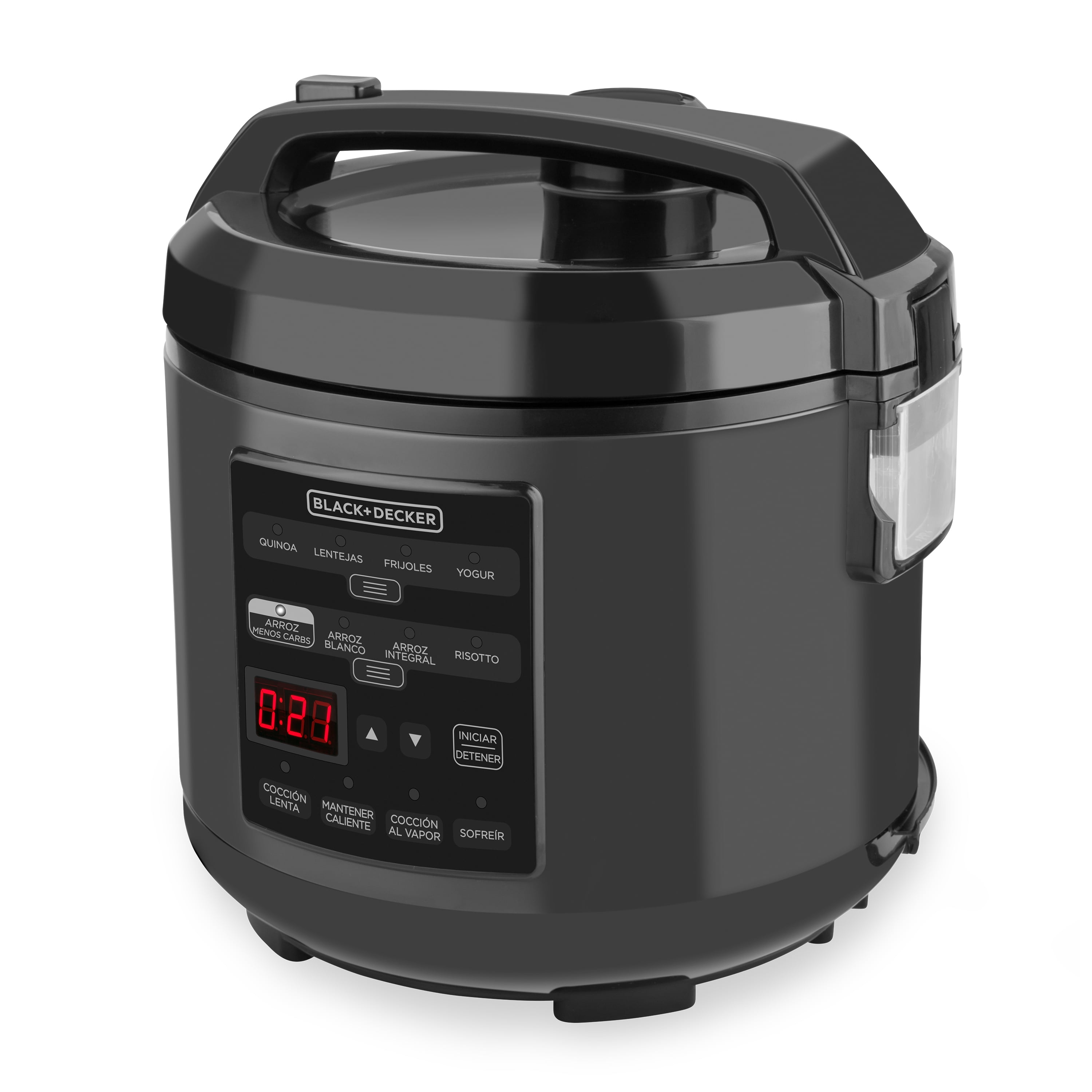 Black & Decker Pr Bd 12-Function Electric Rice Cooker with Carb Reduction