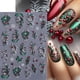 thumbnail image 3 of Pegatinas para uñas Quezadyl Christmas Crystal Ball 5D con forma de copo de nieve x4, 3 of 9