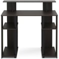 thumbnail image 4 of Furinno JAYA Simple Design Computer Writing Desk, Walnut, 15071WNBK, 4 of 5