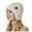 White, variant on Eltusu Women Beanie Hat with Ear Flaps, Comfort Windproof Winter Outdoor Thermal Hats White Size M