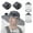 Ink, variant on Solar Fan Hat with Mesh, AYAMAYA UPF50+ USB Charging Solar Fans Sun Hat with Mosquito Net & Wide Brim for Working Hiking