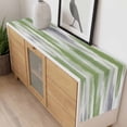 thumbnail image 4 of Sage Green Gray Table Runner - 60 Inch Long, Kitchen Dining Table Runner Dresser Scarves, Gradient Country Abstract Aesthetic Farmhouse Decor for Coffee Tables Wedding Party Banquet, 4 of 8