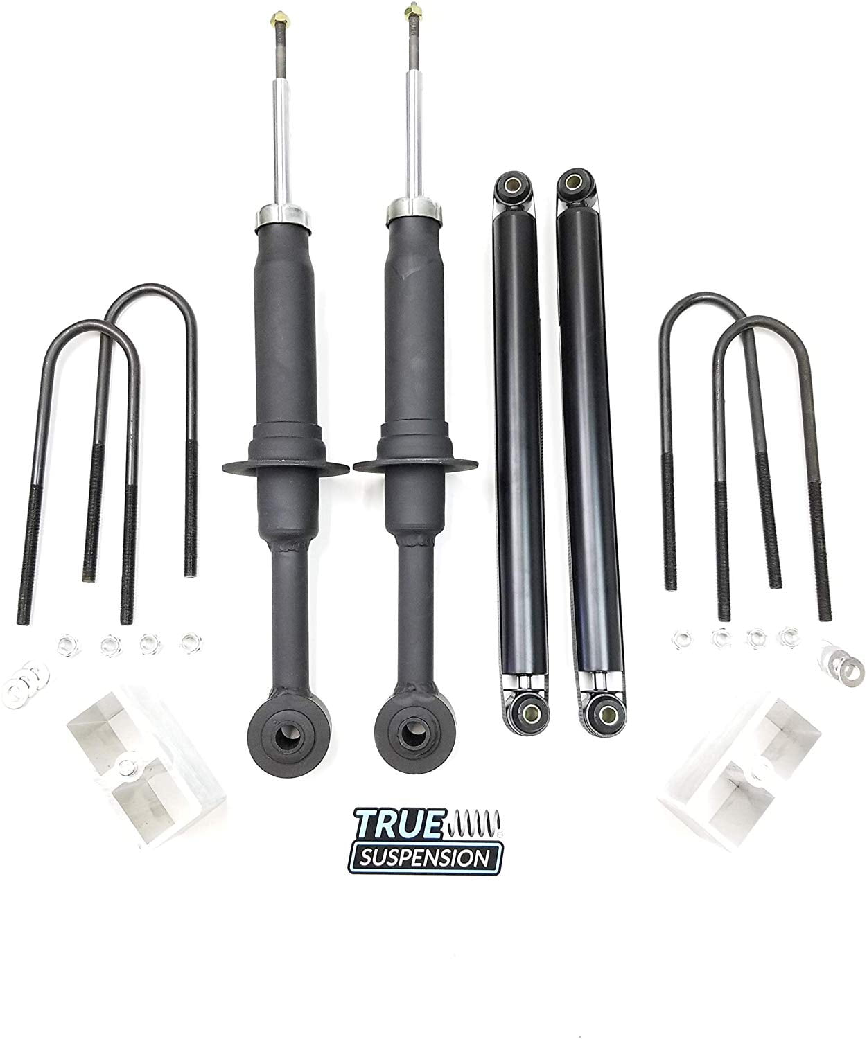 TS Fits Ford F150 Pickup Truck Complete Lift Kit Front 3" Lift Struts Rear Aluminum 3" Lift