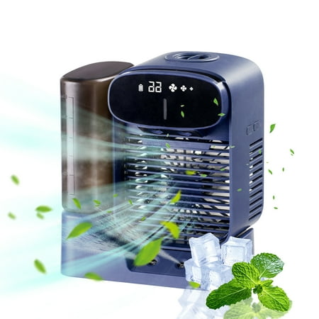 

WHLBF Aired Cooler Humidifying Spray Cooler Desktop Cooler USB Small Fan Mini Water