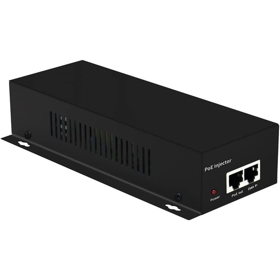 90W Gigabit PoE   Injector Adapter, High Power POE Injector Single Gigabit Port Power Over Ethernet PoE Plus, 802.3af/at/bt - up to 100 Meters (325 Feet)