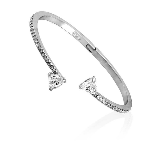 Brazalete Swarovski Mesmera en forma de corazón con cristales transparentes S